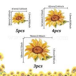 Цветок самоклеящаяся компьютерная вышивка ткань приклеиваемые/пришиваемые нашивки PATC-GA0001-84A