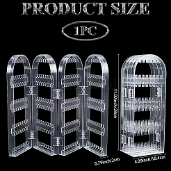 Ps пластиковые складные экраны для демонстрации сережек с 4 складной панелью&nbsp;ODIS-WH0043-142A-02