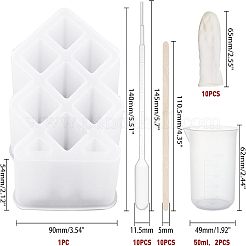 DIY коробка для хранения помады силиконовые Молды наборы DIY-OC0002-91