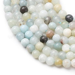 Натуральный цветок амазонитовые бусины пряди&nbsp;G-Z116-A18-3mm