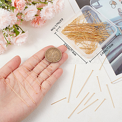 160 шт. 4 шт. латунных штифтов с плоской головкой KK-BBC0009-48