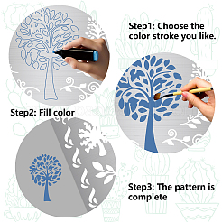 Трафареты для штампов из нержавеющей стали DIY-WH0412-002