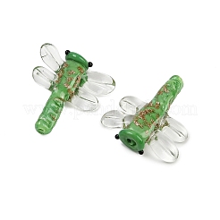 Прозрачные бусины лэмпворк FOIL-I017-01E