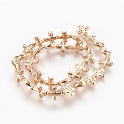 Гальваническая немагнитная синтетическая гематитовая нить G-E498-19