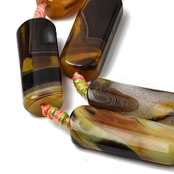 Естественный желтый агат бисер нитей&nbsp;G-H342-B02-01