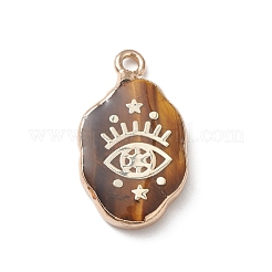 Природных тигровый глаз подвески&nbsp;G-K333-01J