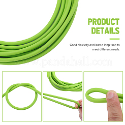 Круглая резиновая эластичная веревка длиной 10 м. EC-WH0008-02A