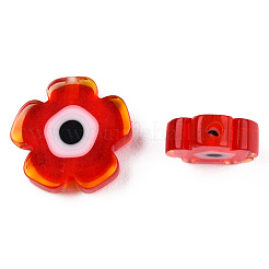 Ручной сглаза бусины бисер нитей LAMP-N029-018-04