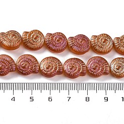 Стеклянные бусины с гальваническим покрытием &nbsp;EGLA-F164-FR03