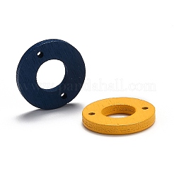 Расписные звенья из натурального тополя WOOD-T021-01-M