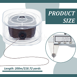 Воском хлопчатобумажная нить шнуры&nbsp;AJEW-WH0561-82F