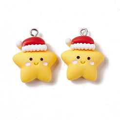 Подвески из непрозрачной смолы на рождественскую тематику FIND-E025-16