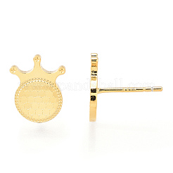 925 стерлингового серебра серьги стержня&nbsp;STER-T004-50G