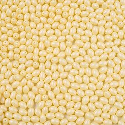 Выпечка расписных стеклянных бусин SEED-C004-04A