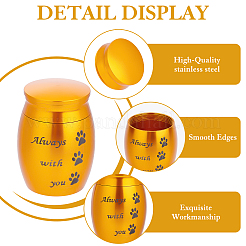 Гроб для праха домашних животных из нержавеющей стали 316 AJEW-WH0013-41E