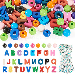 Наборы для изготовления браслетов из букв a~z и круглых браслетов своими руками&nbsp;DIY-TA0013-62