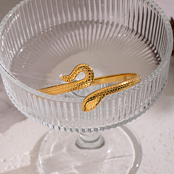 Женские браслеты-манжеты в форме змеи из нержавеющей стали 304&nbsp;QJ2255