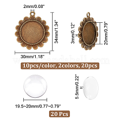 Наборы для изготовления кулонов своими руками DIY-NB0008-31