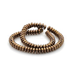 Класс ааа гальванического немагнитного синтетического гематита жемчужные бусы G-M079-05