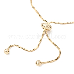 Латунные браслеты-слайдеры с кубическими циркониями&nbsp;BJEW-JB13005