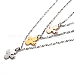 Ожерелья из нержавеющей стали 304 NJEW-L458-042M