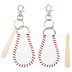 Наборы для самостоятельного изготовления багажных бирок на бейсбольную тематику DIY-CL0002-24A