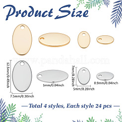 96 шт. 4 стиля подвески из нержавеющей стали 304&nbsp;STAS-ME0001-93