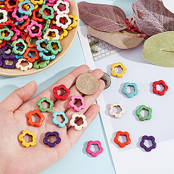 Цветок синтетический бирюзовые бусы нити TURQ-AR0001-15