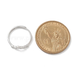 Созвездия родиевое покрытие 925 стерлинговое серебро микропаве прозрачные кубические цирконии регулируемые кольца для женщин&nbsp;RJEW-P130-01P-D