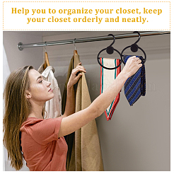 Пластиковая подвесная подставка для шелкового шарфа&nbsp;ODIS-WH0099-29A