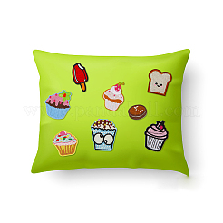 2 комплект нашивок для одежды из полиэстера с вышивкой в двух стилях DIY-HY0001-14