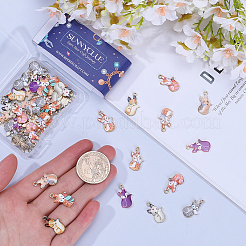 48 шт. подвески из окрашенного сплава 8 стилей&nbsp;FIND-SC0010-26