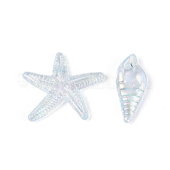 Прозрачные акриловые бусины с океанской тематикой&nbsp;TACR-T028-69-01A