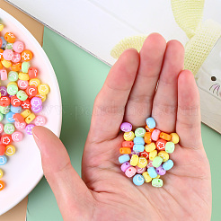 Непрозрачные акриловые бусины&nbsp;MACR-YW0001-18D