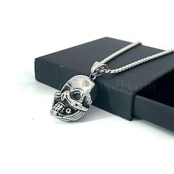 Подвеска в виде панк-черепов из нержавеющей стали для мужчин и женщин FT0572