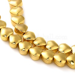 Стеклянные бусины с гальваническим покрытием &nbsp;EGLA-H109-12F-01