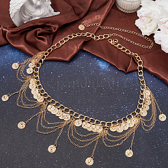 Ремень с железными цепями AJEW-WH0166-65KCG