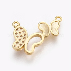 Латунные микро проложить кубического циркония подвески&nbsp;ZIRC-P076-15G-NR