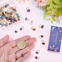 98 шт. 7 стиля подвески из натурального камня&nbsp;FIND-SC0020-25