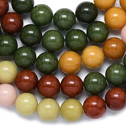 Натуральный Malaysia нефритовые бусы пряди&nbsp;G-B165-C07-12mm