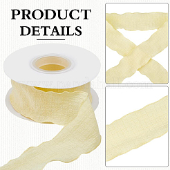 2 рулон двухцветной полиэстеровой гофрированной ленты для шитья и декорирования&nbsp;OCOR-CY0003-19A