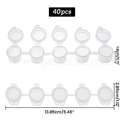 Пластиковые краски горшки полоски DIY-PH0027-10