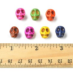 80шт 8 цвета синтетические бирюзовые бусины TURQ-FS0001-08