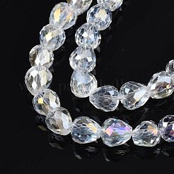 Гальванизируйте прозрачное стекло бисер нитей&nbsp;EGLA-N002-26-C03