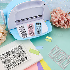 1 лист прозрачных пластиковых штампов из ПВХ DIY-GL0004-74