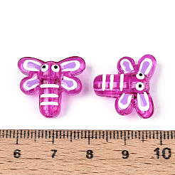 Эмалевые бусины ручной работы в технике лэмпворк&nbsp;LAMP-T023-26F