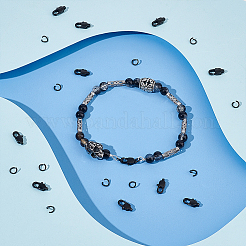 12 шт. ионное покрытие (IP) застежки-лобстеры из нержавеющей стали 304 STAS-UN0040-75