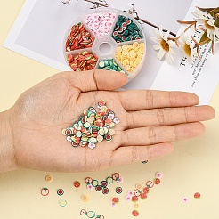 1800шт 6 стиля фруктов тема ручной работы из полимерной глины украшения для ногтей CLAY-YW0001-23