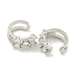 Серьги-манжеты из циркония EJEW-C104-042P