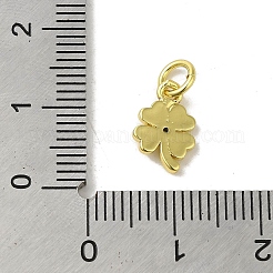 Подвески из настоящей 18-каратной позолоченной латуни с фианитами KK-M283-09D-01